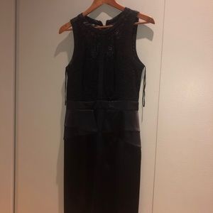 Vince Camuto Black Peplum cocktail dress